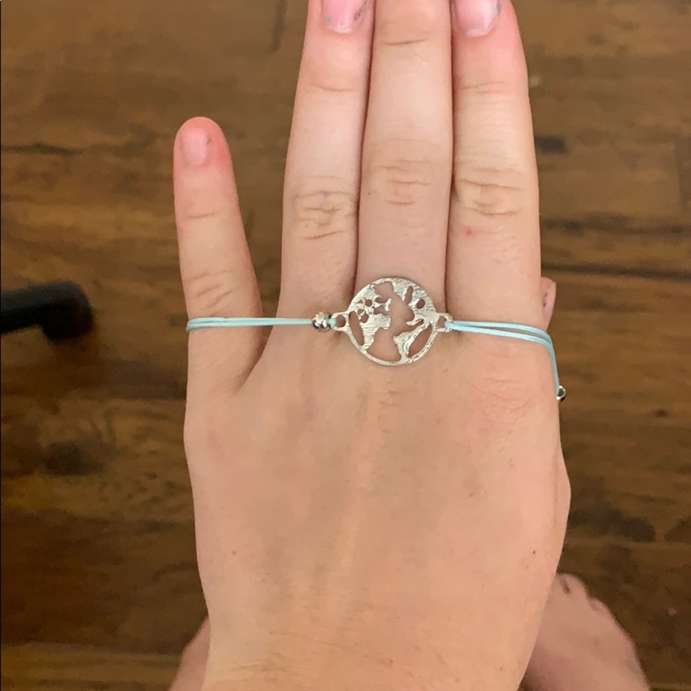 light blue glove bracelet